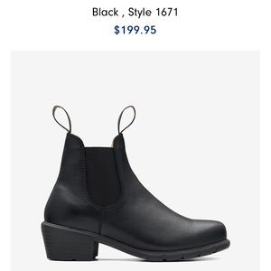 Blundstones heeled boots